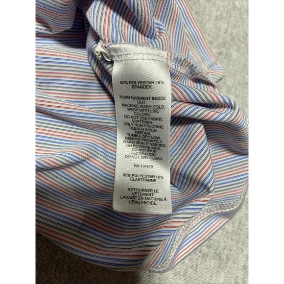 Vineyard Vines Shirt Mens Extra Large Mens Blue Red Sankaty Performance Yacht XL - Picture 5 of 9